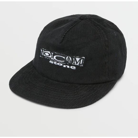 Volcom Stone Lib Stone Legacy Corduroy hat snap back embroider logo NWT One Size - Picture 1 of 2